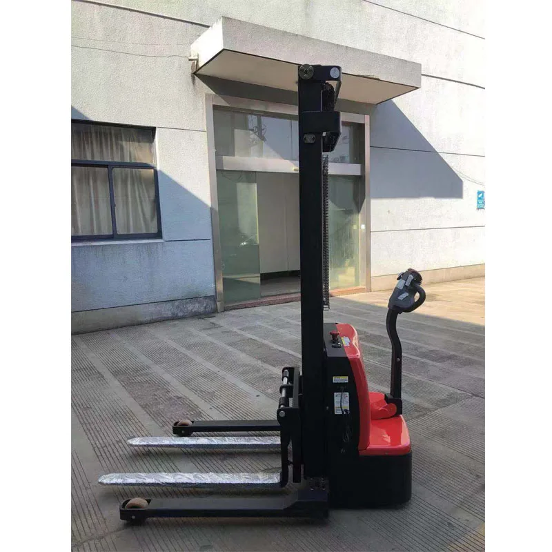  Полностью автоматическая 1T/1 5 T/2T рация пешеходная прогулка за стоячим электрическим штабелеукладчиком 3 м/3 М/4 м высота
