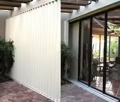 Hurricane shutters aluminium accordion folding shutters for outside windows and doors