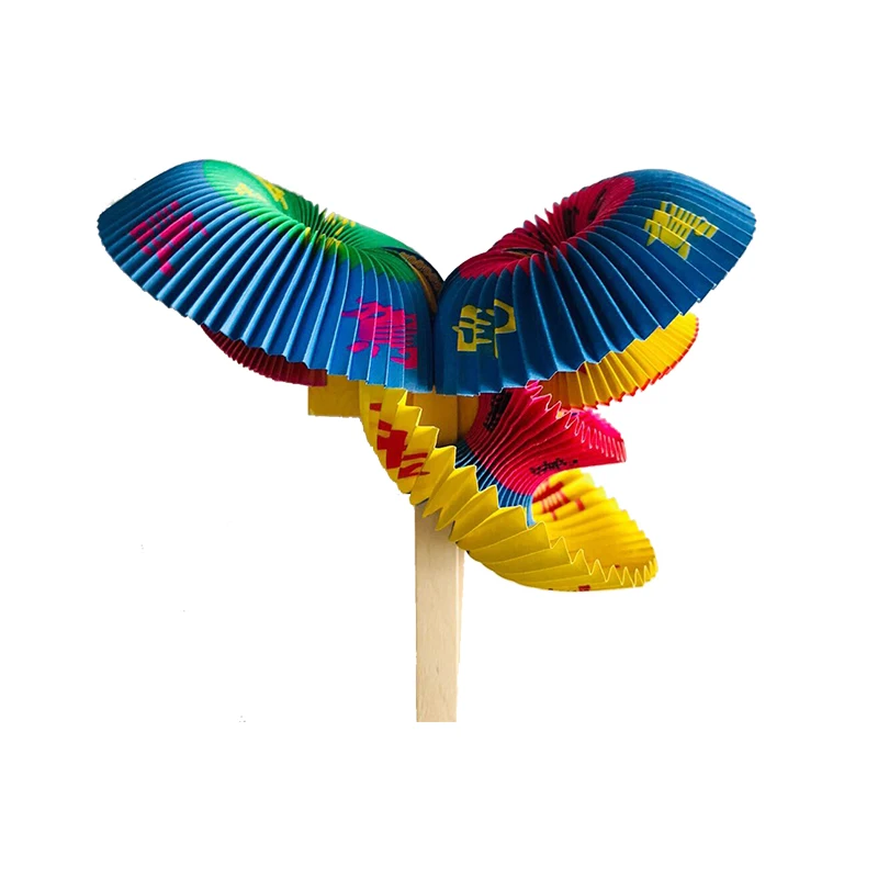 
Chinese traditional craft origami turning flower magic flower gift 