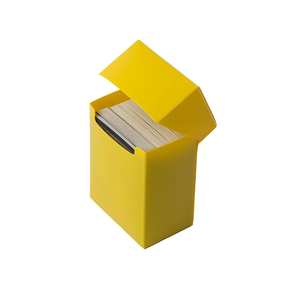 Custom PP plastic 80 Pcs high Capacity cards protecting deck Box for mtg ygh plastic box for playing magic card box