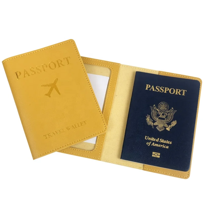 Business Gift Set Leather Passport Holder Custom Back To School Luggage Tag Passport Cover