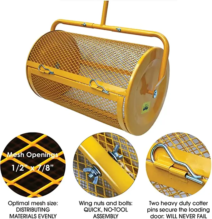 Heavy Duty Latches. Durable Lightweight Lawn Care Equipment - Manure Spreader