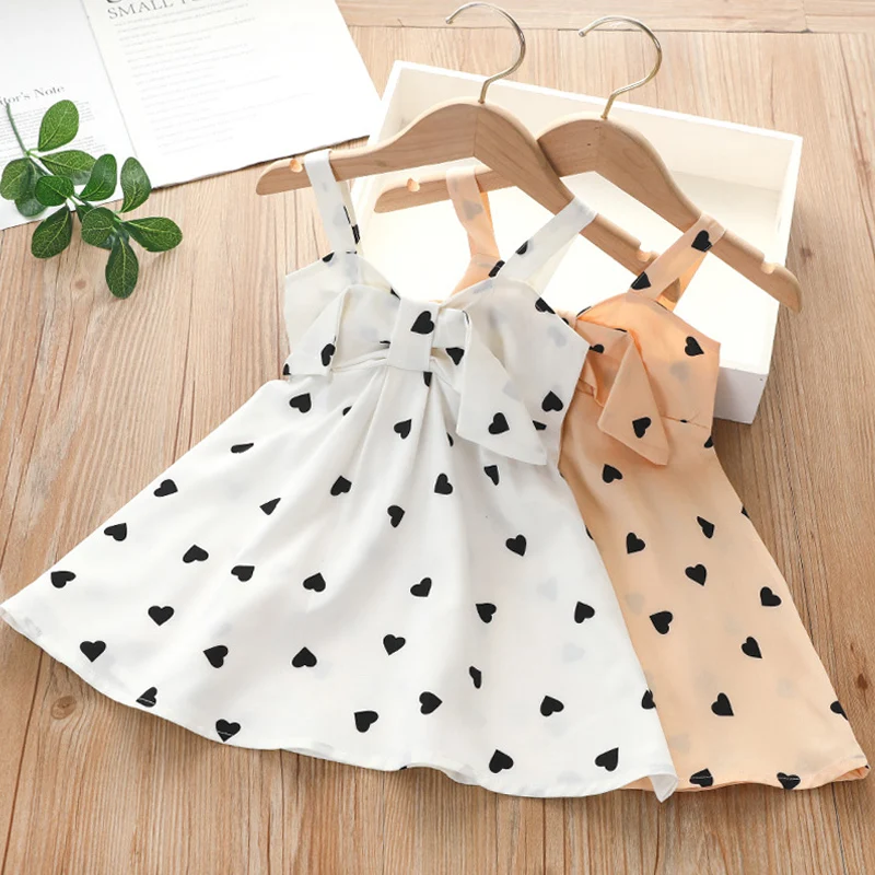 Girls Summer Korean Style Slip Dress Kids Little Princess Skirt New Thin Beach