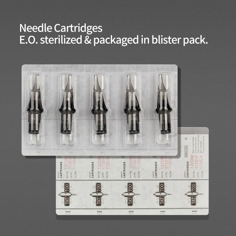 10 шт. cartridgetattoo игл #12 стандарт большая винная бутылка Одноразовые стерилизованные безопасности татуировки иглы для
