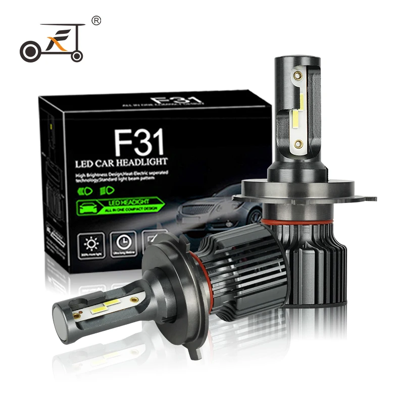 Светодиодные фары F31B 50 Вт H7 H1 H4 H11 9006 9012 600 К 9005 светодиодные для автомобиля