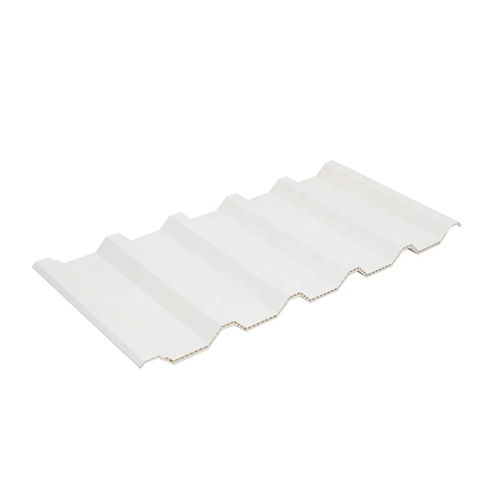 Twin-wall hollow building materials plastic roofing sheets transparent synthetic roof sheet price per sheet