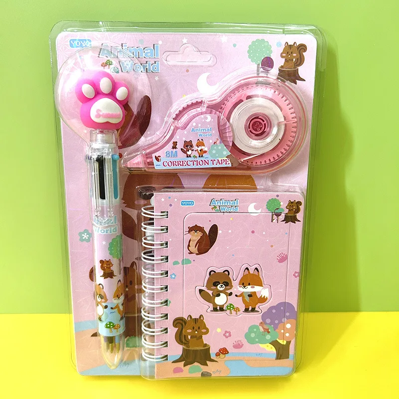 Ready to ship wholesale children kids funny cheap gift kits stationary accessory letter writing paper stationery set