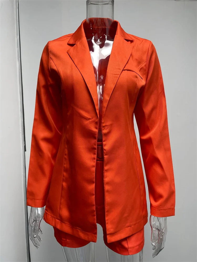 Hot sale women office clothing two Piece Outfits 2 Piece Shorts Set Women Suit