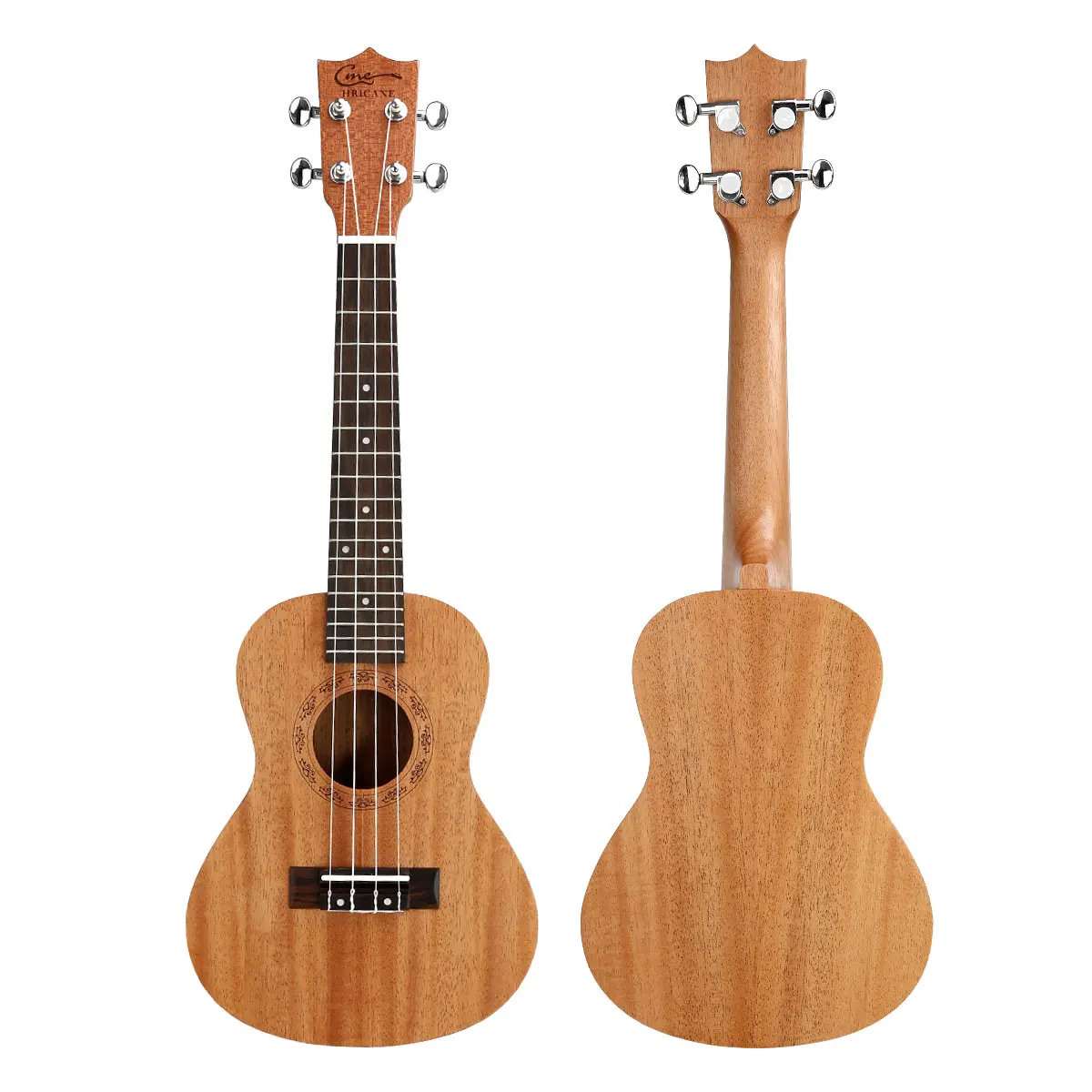 Hricane Tenor Ukulele 26inch  Professional  Mahogany Hawaiian ukulele UKM-3 with top ukulele
