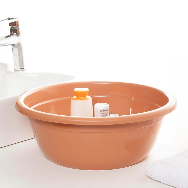 custom small size short round kitchen pedicure laundry tub hand washbasins footbath washing basin plastic basin