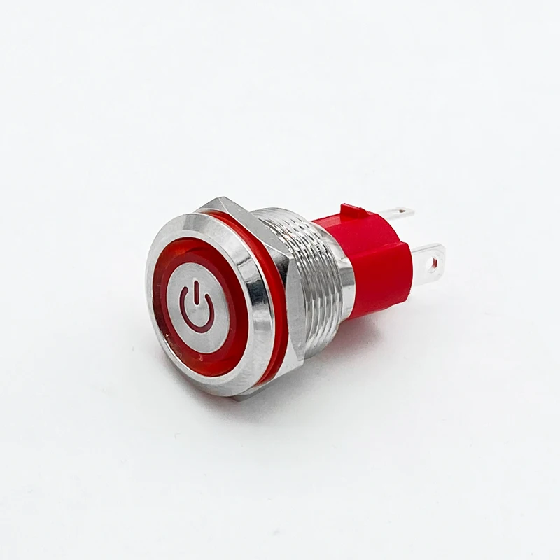 
19mm10A/15A high current switch high power metal push button switch 