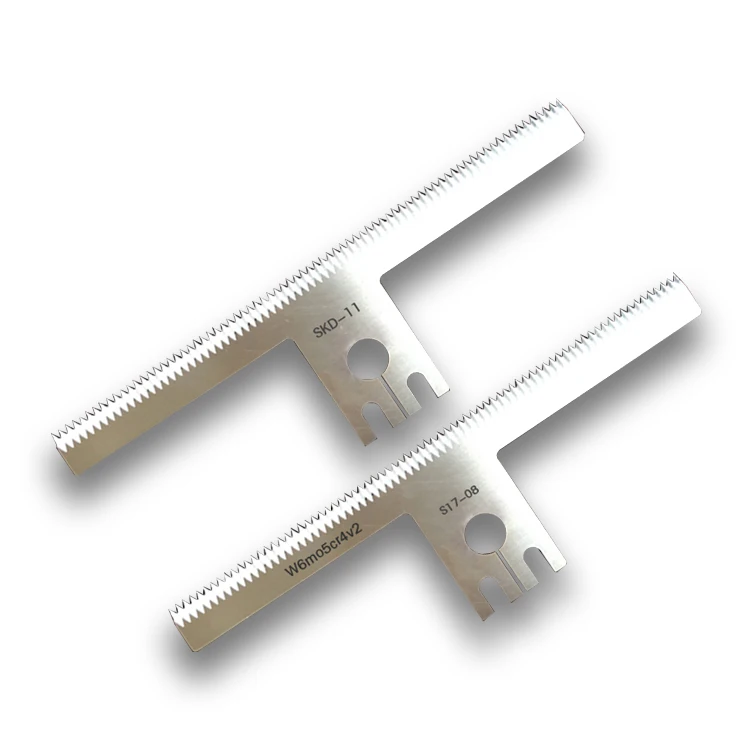 Упаковочная машина для конфет/пищевых продуктов зубчатые лезвия для ножей в форме т