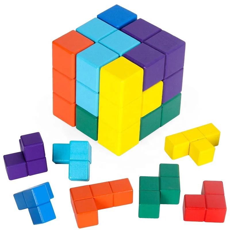 Manufacturers custom color stereotyped blocks children puzzle early building blocks education toys