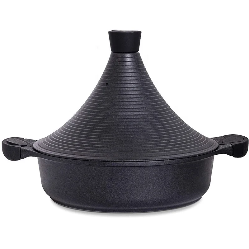 Die cast aluminum Tagine nonstick cookware set saving water casserole