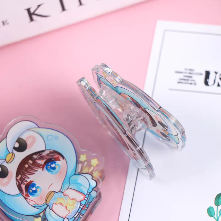 Custom Design Memo Paper Journal Planner Notebook Reminder Note Stationery Acrylic Clip