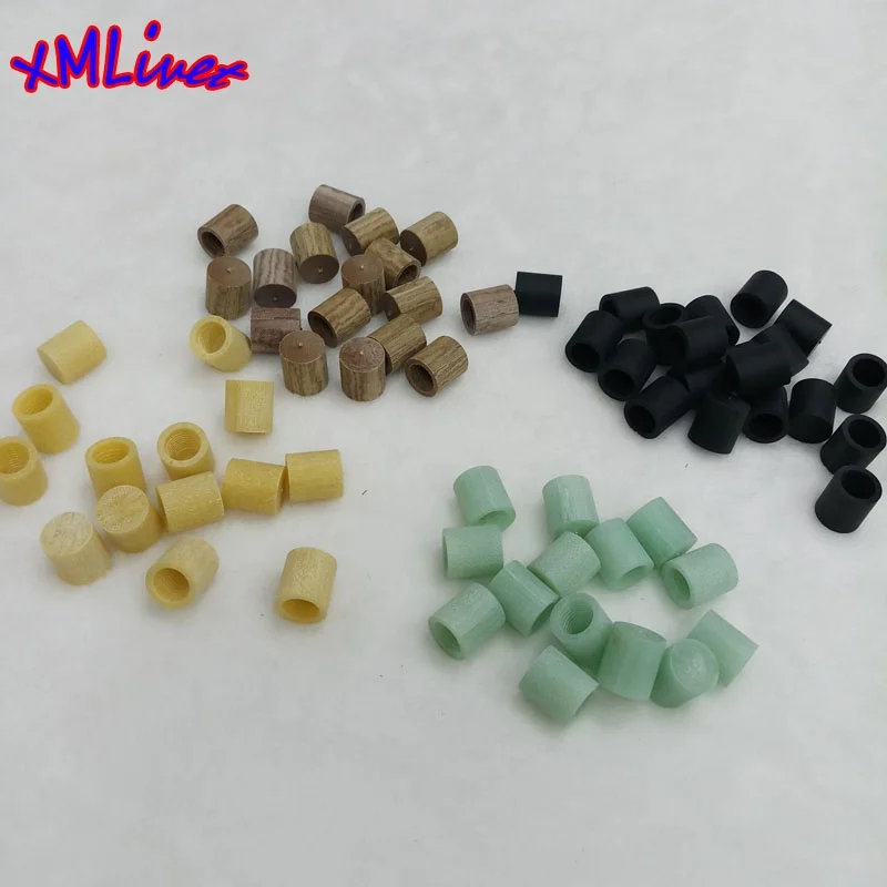 Customized colorful blue/yellow/black/brown G10 jump and break cue ferrules bakelite billiard cue ferrules wholesale