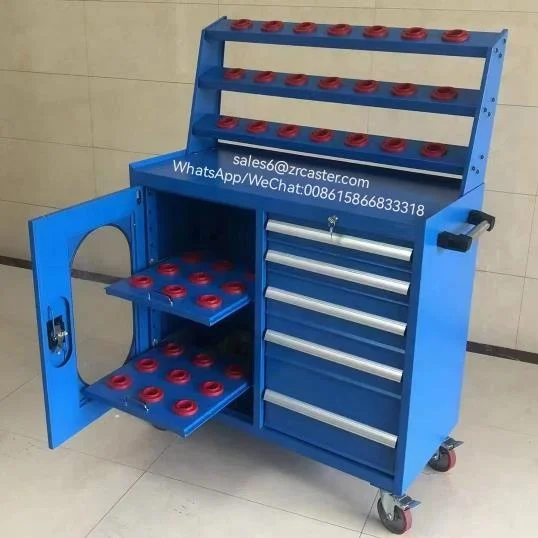 Customized Workshop cabinet tool car Workshop garage metal tool cabinet/tool trolley/ tool cart with handle and wheels