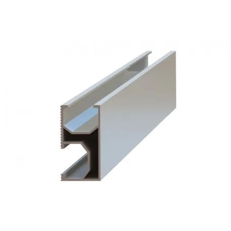 BRISTAR High Quality Solar Panel Mounts Galvanized Aluminium Pv Rooftop Panel Rail Bracket Rail