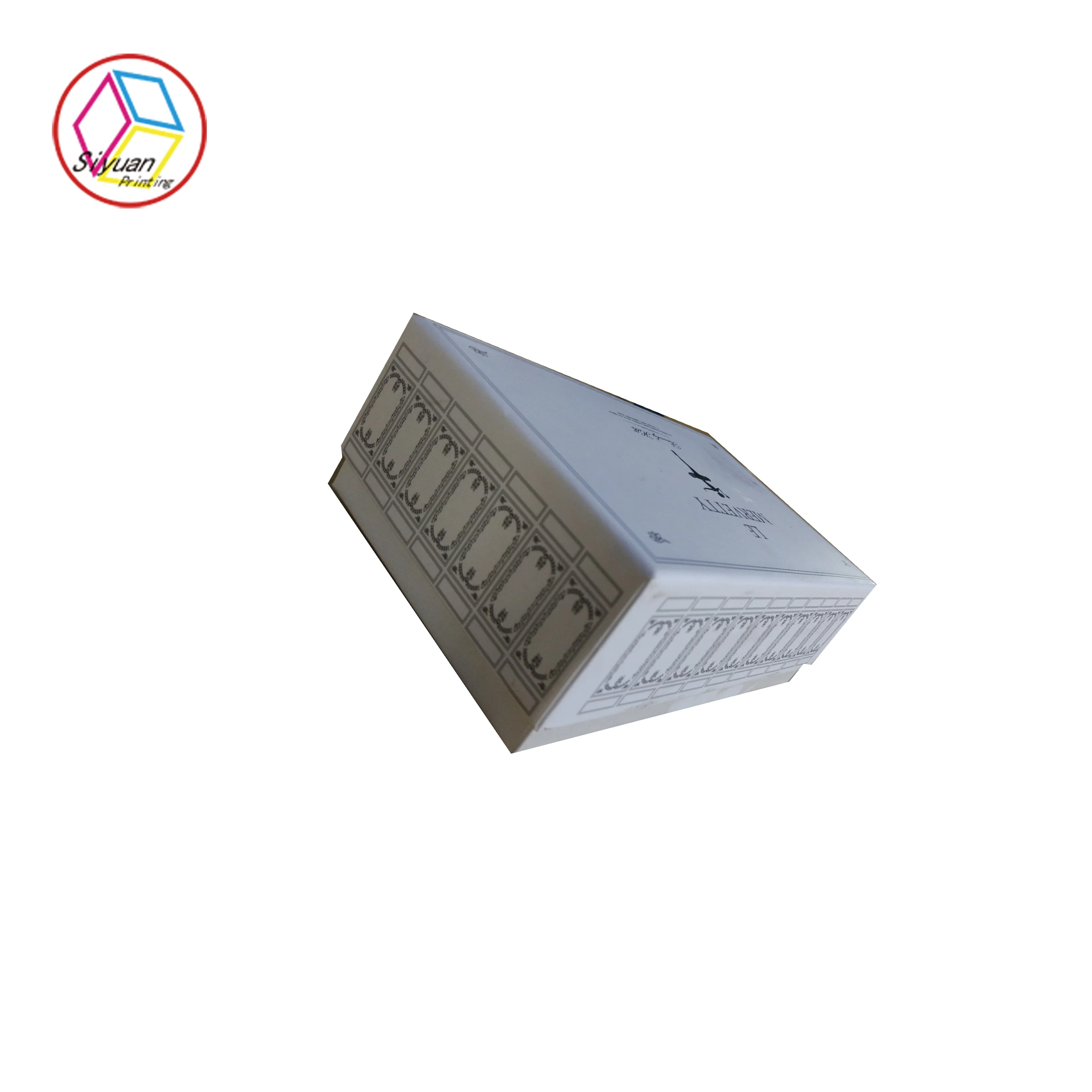 Custom wholesale logo cardboard tea packaging box for tea packaging