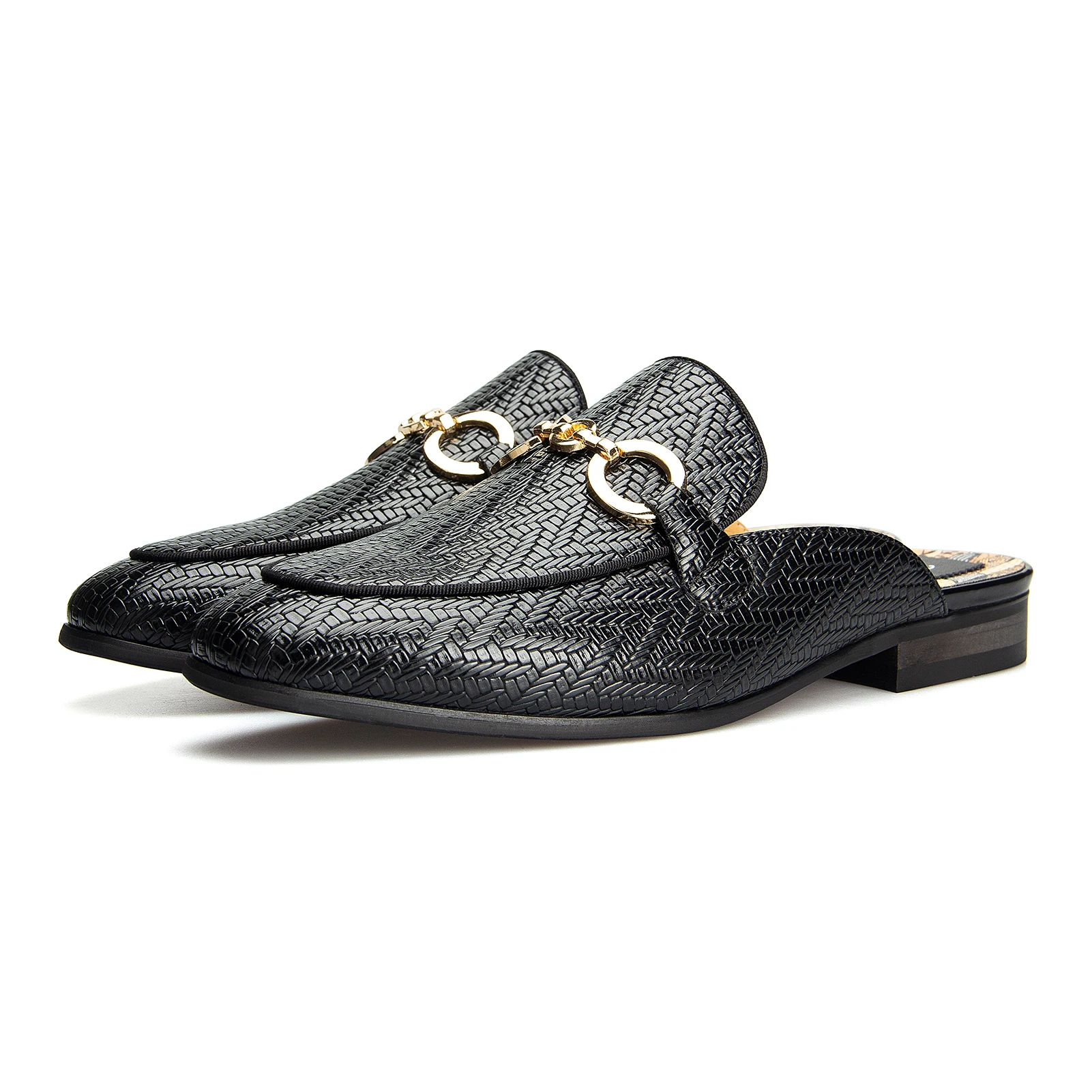 Fashion Outdoor Half Loafers Genuine  men loafer shoes