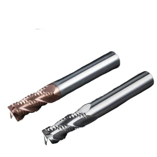 Best Quality Endmill Solid Carbide Cutting Tools 3 Flutes Aluminum End Mill Rough Leather Knife