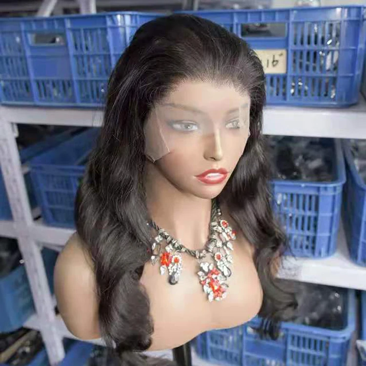 Transparent Body Wave Lace Frontal Wig Human Hair Wigs Brazilian Water Wave 4x4 Lace Closure Wig For Women