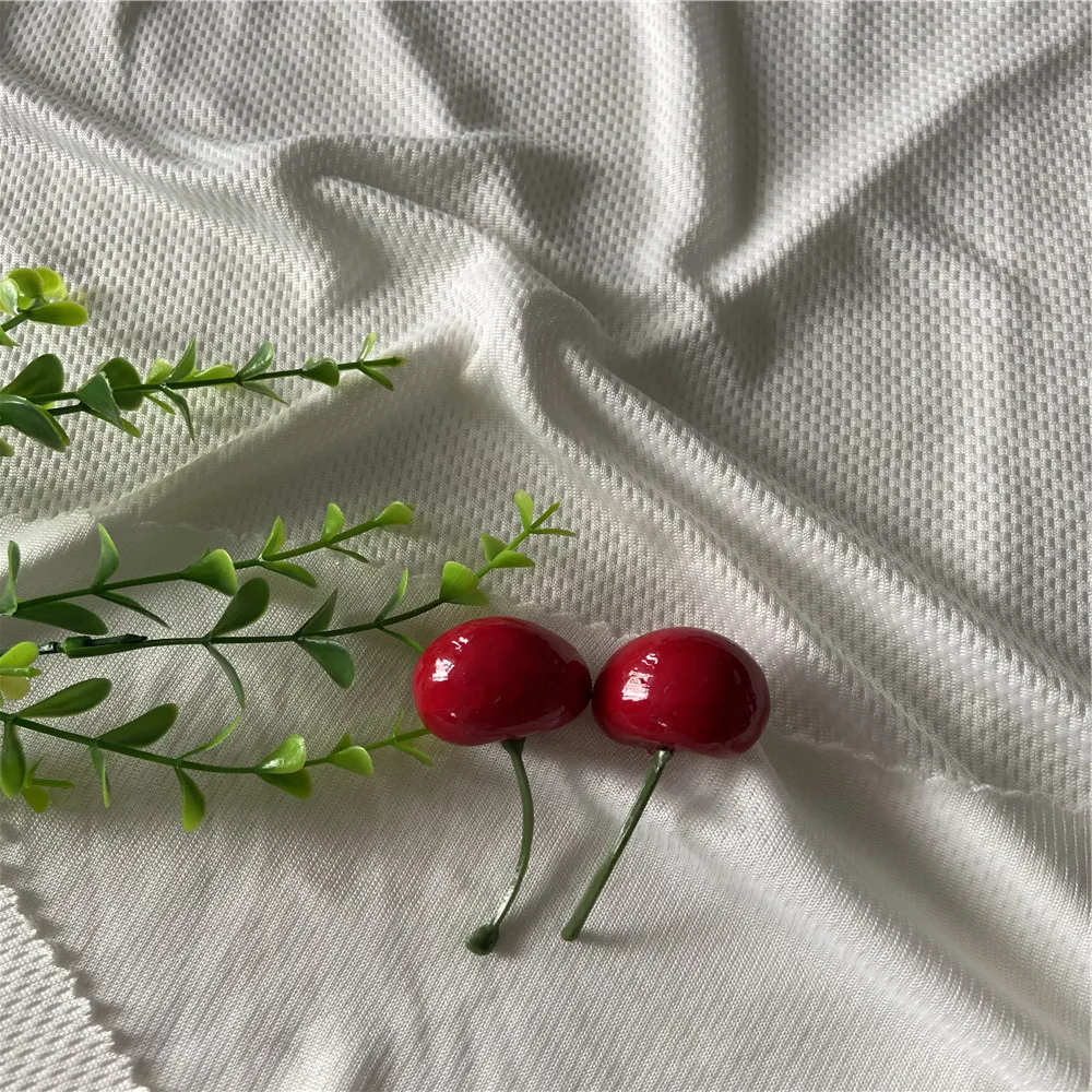 customized 100%nylon recycled quick dry fit weave mesh fabric for sportswear