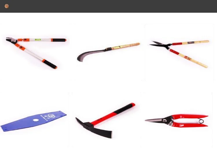 drop forged   long aluminum   handle cutter weeding Semicircle blade  harvesting hoe withlong aluminum handle