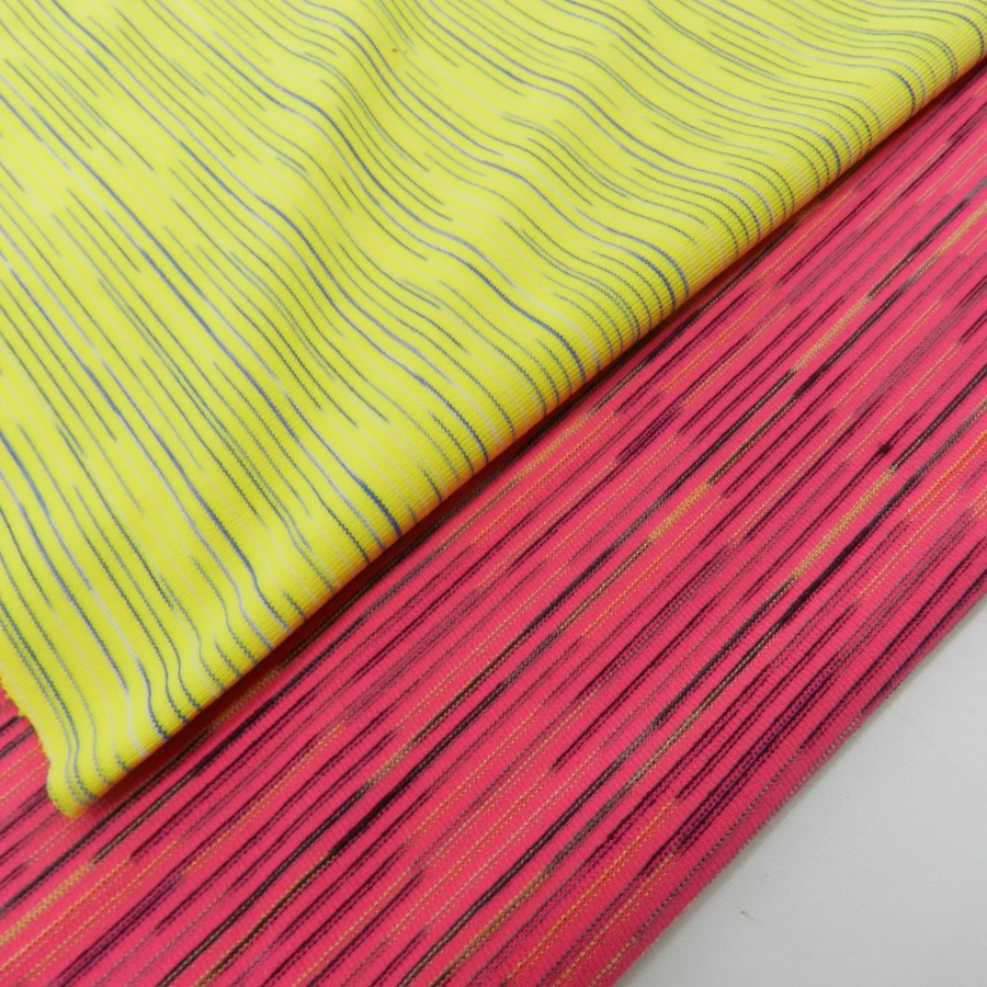 Stretch knitted swimwear-fabric color changing lycra swimwear fabric for swimming
