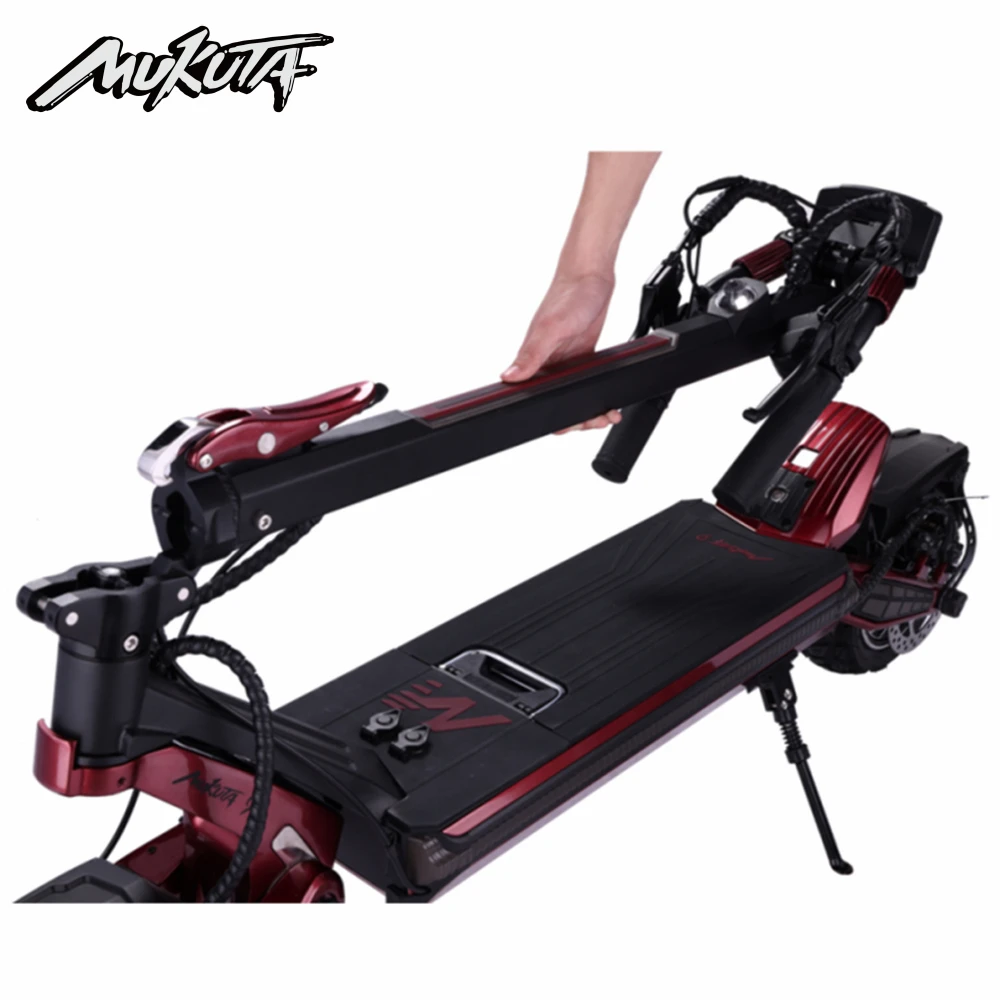 New Mukuta 9 Dual Motor 800W Electric Scooter Tire Foldable Off Road Electric Scooter With Seat France Electric Scooter