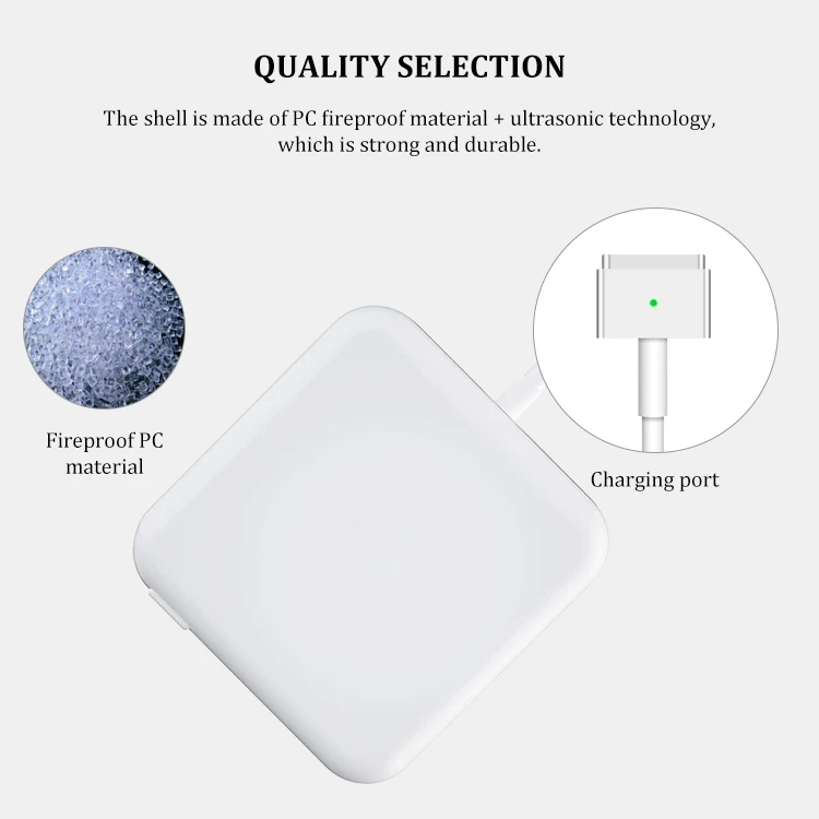 2022 New Product for Macbook 45W 60W 85W AC Charger Replacement Power Supply 2 in 1T-Tip Wireless MAC Adapter Magsafe 2 Charger