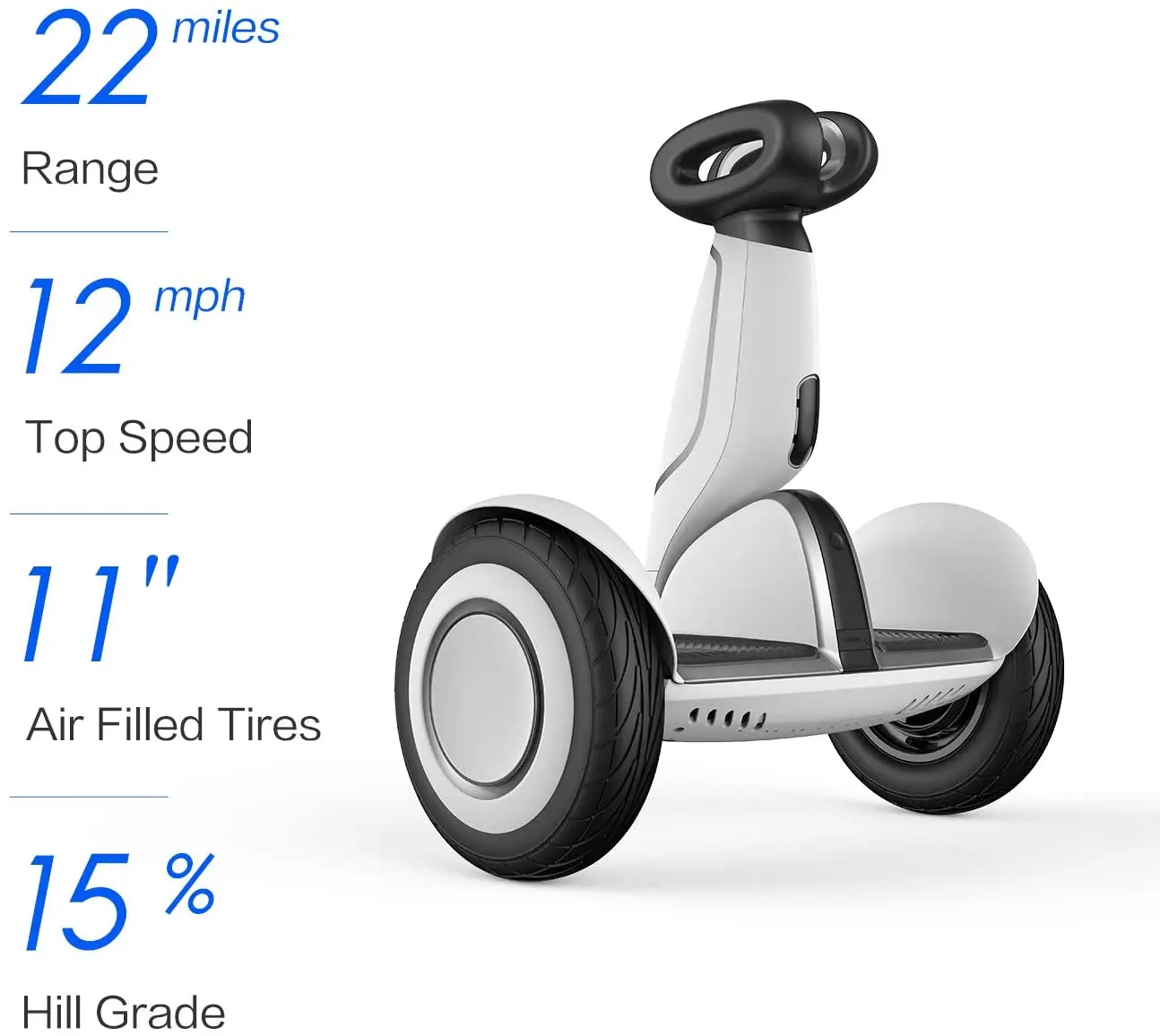 Электрический скутер Ninebot S PLUS 11 дюймов двухколесный гироскутер