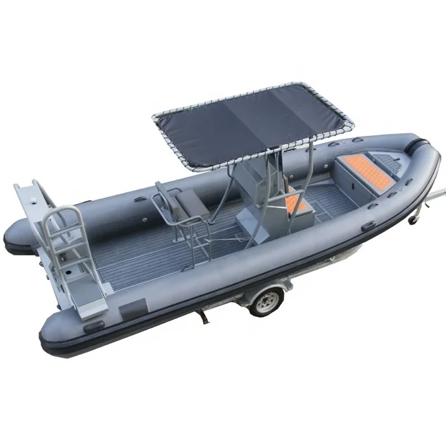 RHIB 660 Seaworthy Aluminum RIB Hypalon Inflatable Boat For Sale