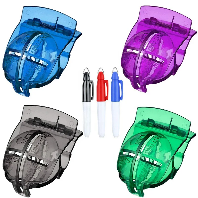 
Low MOQ Colorful Plastic Golf Accessories Product Golf Ball Marker Line Drawing Golf Ball Line Marker Kit with Marking Pen 