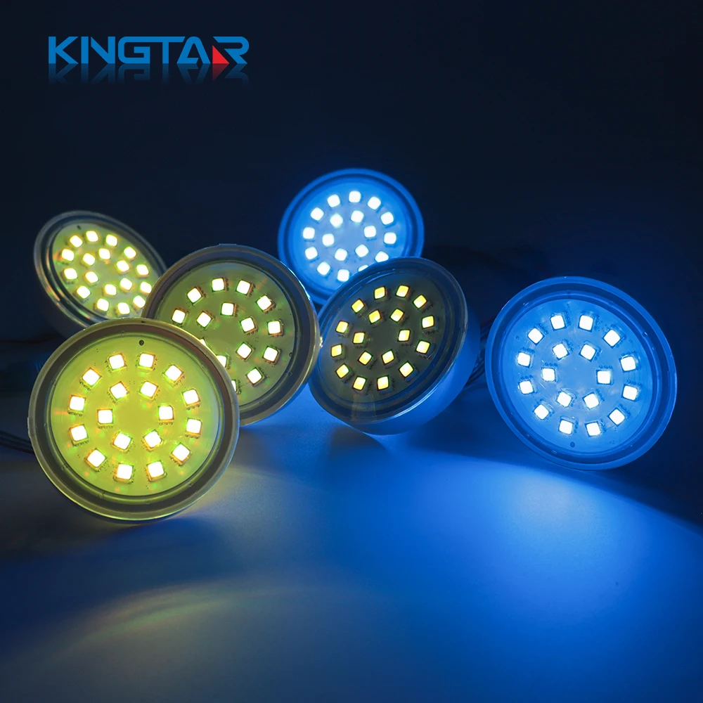 Waterproof 60mm 5050 Christmas LED Pixel Lights DC24V 18 SMD Permanent Pinot Lights for Theme Parks