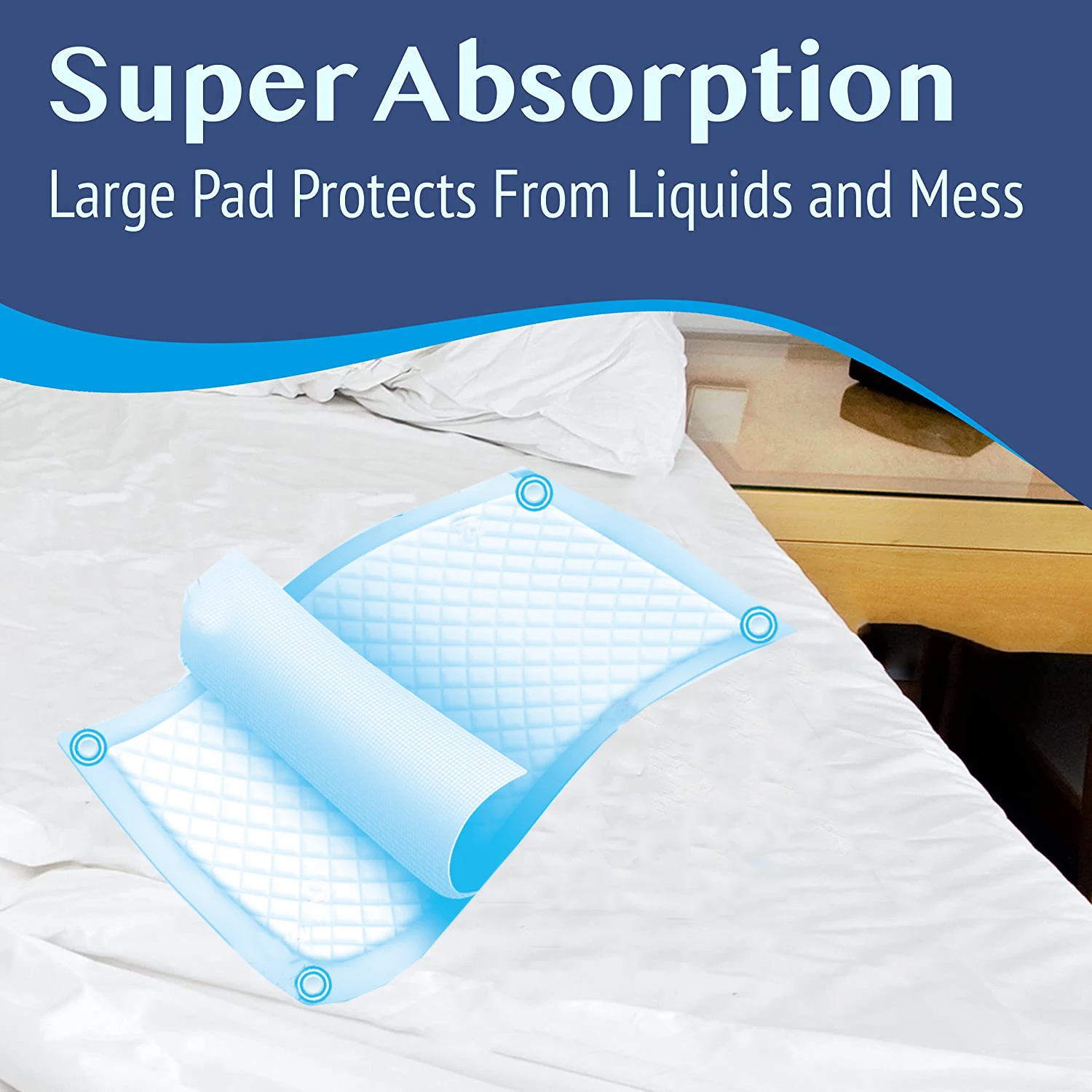 OEM Wholesale nursing mat adult disposable under pad urine for bed under incontinence pads medical wholesale 60 x 90 free sample