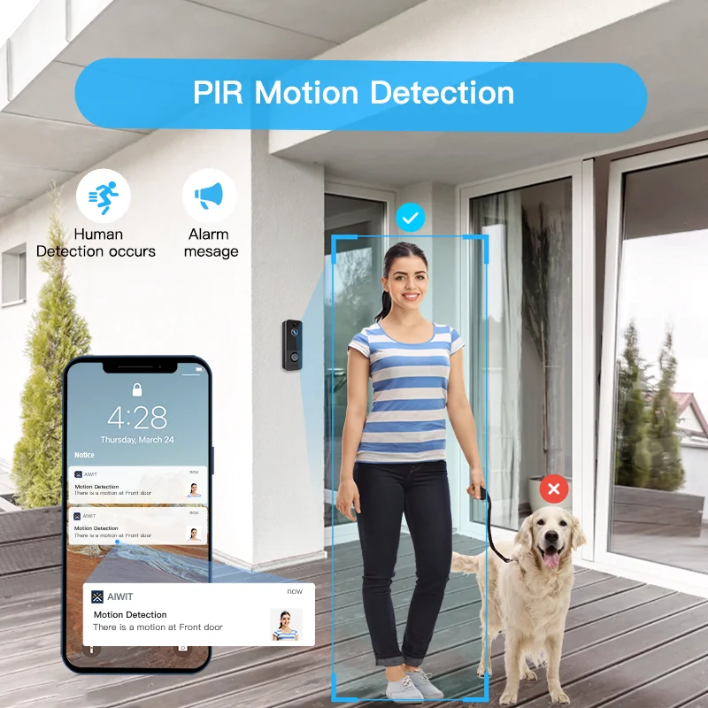 Smart Wifi Interphone Video Real Resolution HD 720P Wireless Ring Video visiophone Doorbell intercom with camera