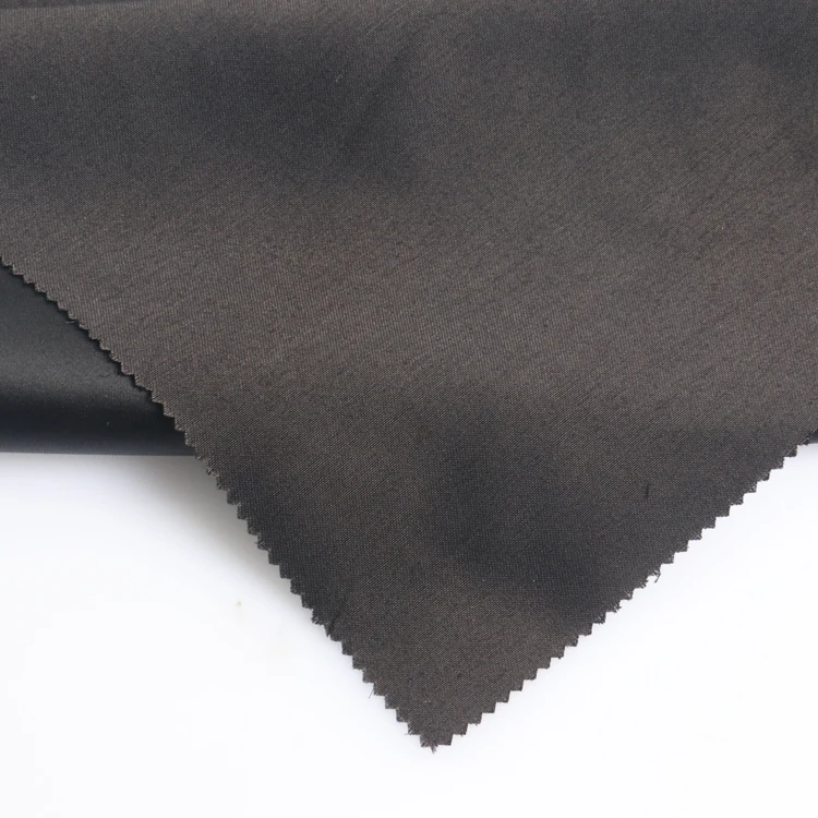 
Comfortable and shiny regenerated RECYCLED satin double-strand bed cover eye mask fabric 