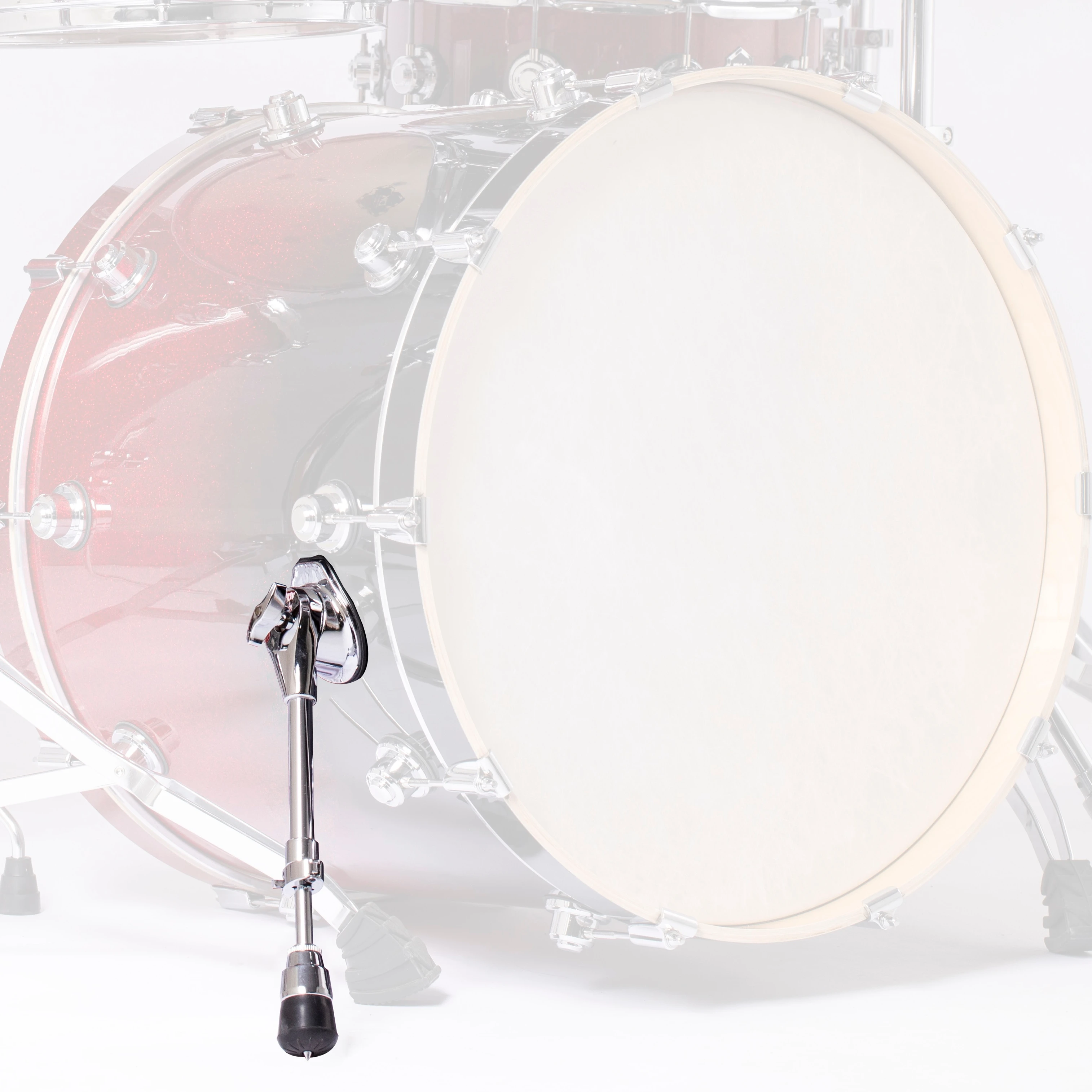 Factory wholesale price one pair chrome metal bass drum spur