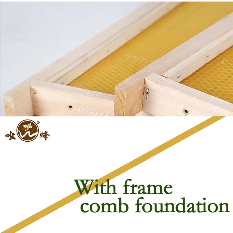 
2021 New Product Beeswax Nest Base Frame Beeswax and Wood Practical Professional Beehive Frame for Bee 