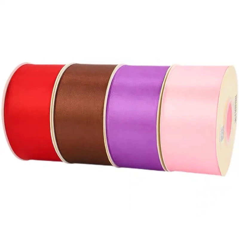 High Quality 196 Colors 3 inch Double Face Satin Ribbon, Luxury Ribbon