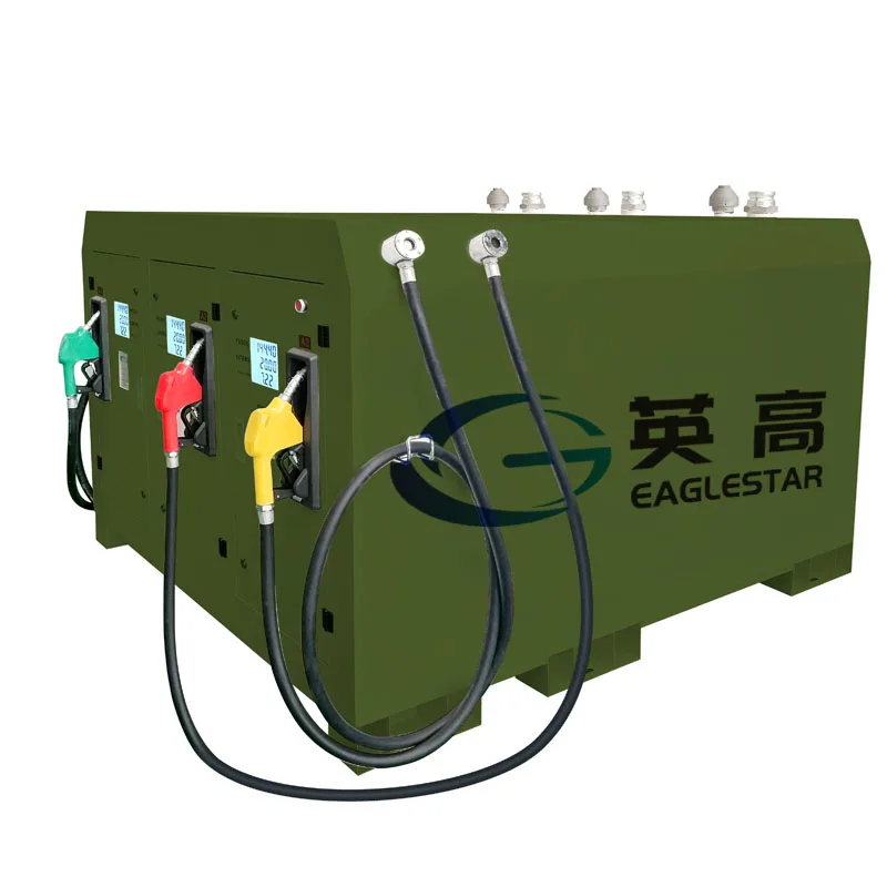 Gas Station Pump with Tank Fuel Filling Mobile Refueling Station Portable Diesel Tank with Pump Tanks Gas Stations