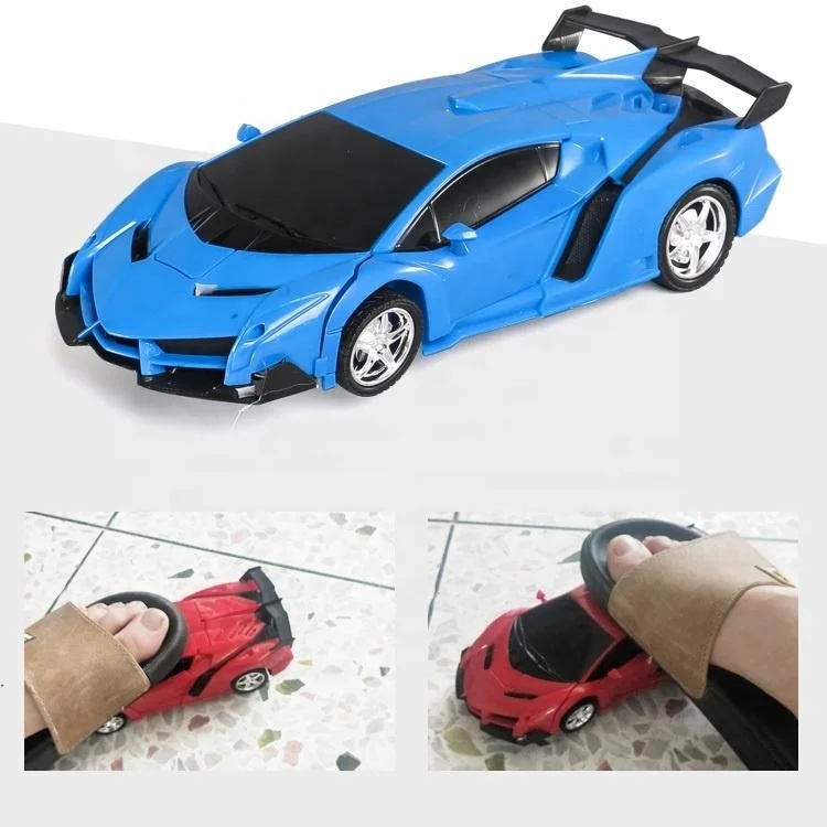 Samtoycn low price 2 in 1 Electric RC Car Radio Control Deformation Car Toys Automatic Robot Deformable Robot for Boys Gift