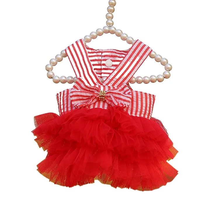summer dog dress pet dog clothes for small dog wedding dress skirt puppy clothing spring fashion jean pet clothes