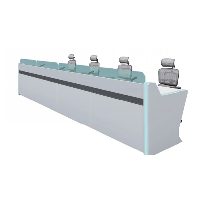 High-End LED Security Command Center Monitor Console Desk Customized Control Room Furniture for Office Use Staff Workstation