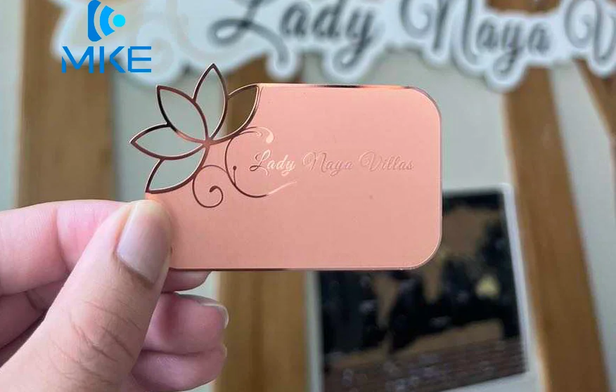 Mirror and matt custom gift business credit Metal card silver steel metal cards