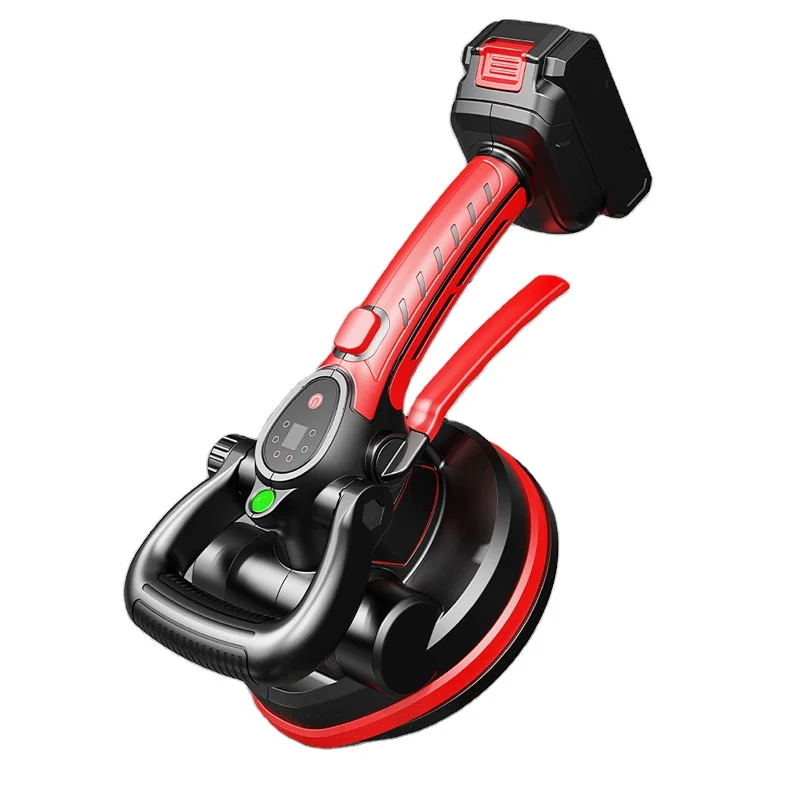 Tiles Tiling Machine Tile Vibrator Suction Cup Adjustable Cordless Automatic Floor Vibrator Leveling Tool With Battery