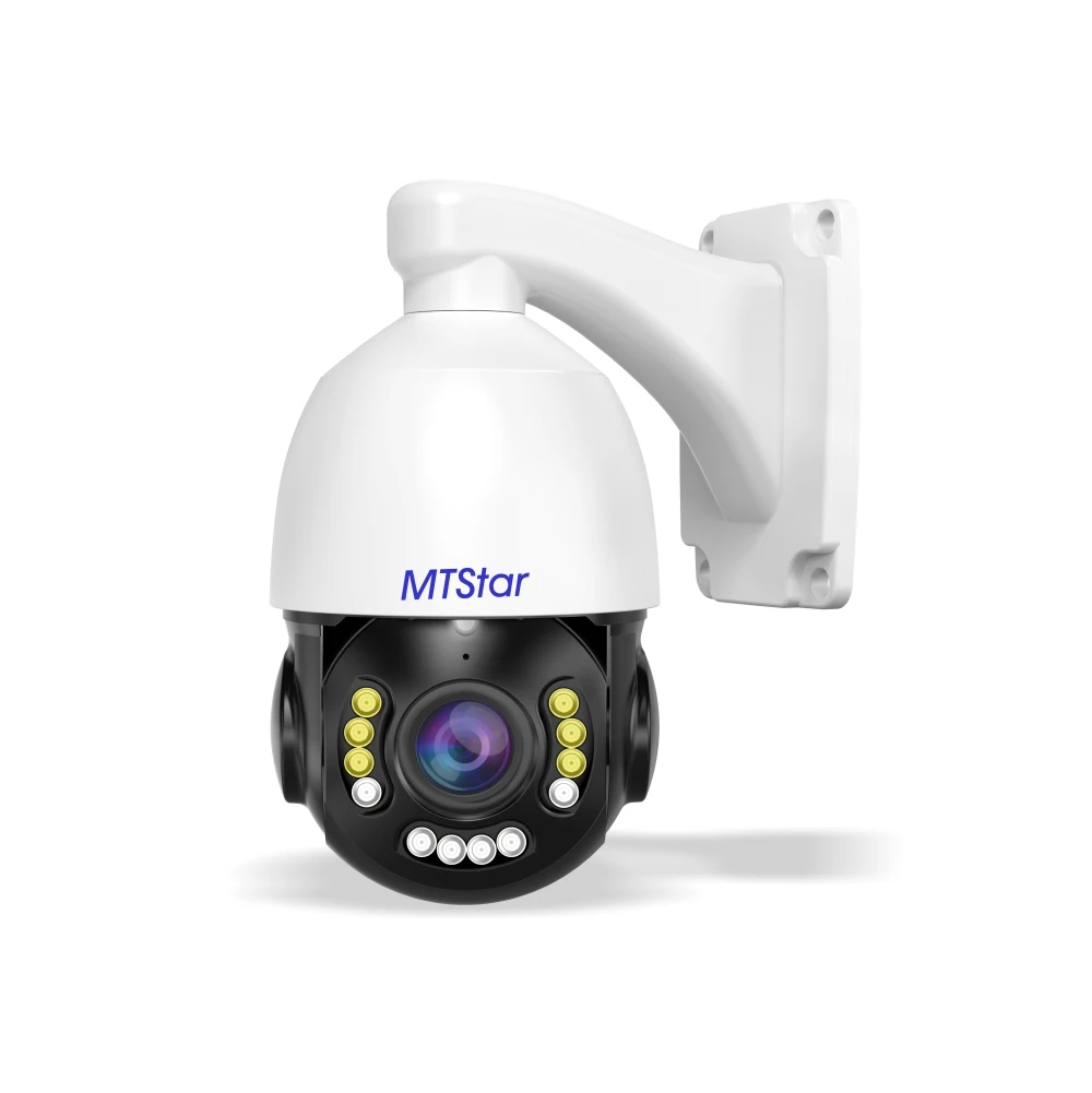 Камера Наружного видеонаблюдения MTstar 2022 погодозащищенная 8 Мп 4K HD PTZ 30 ИК