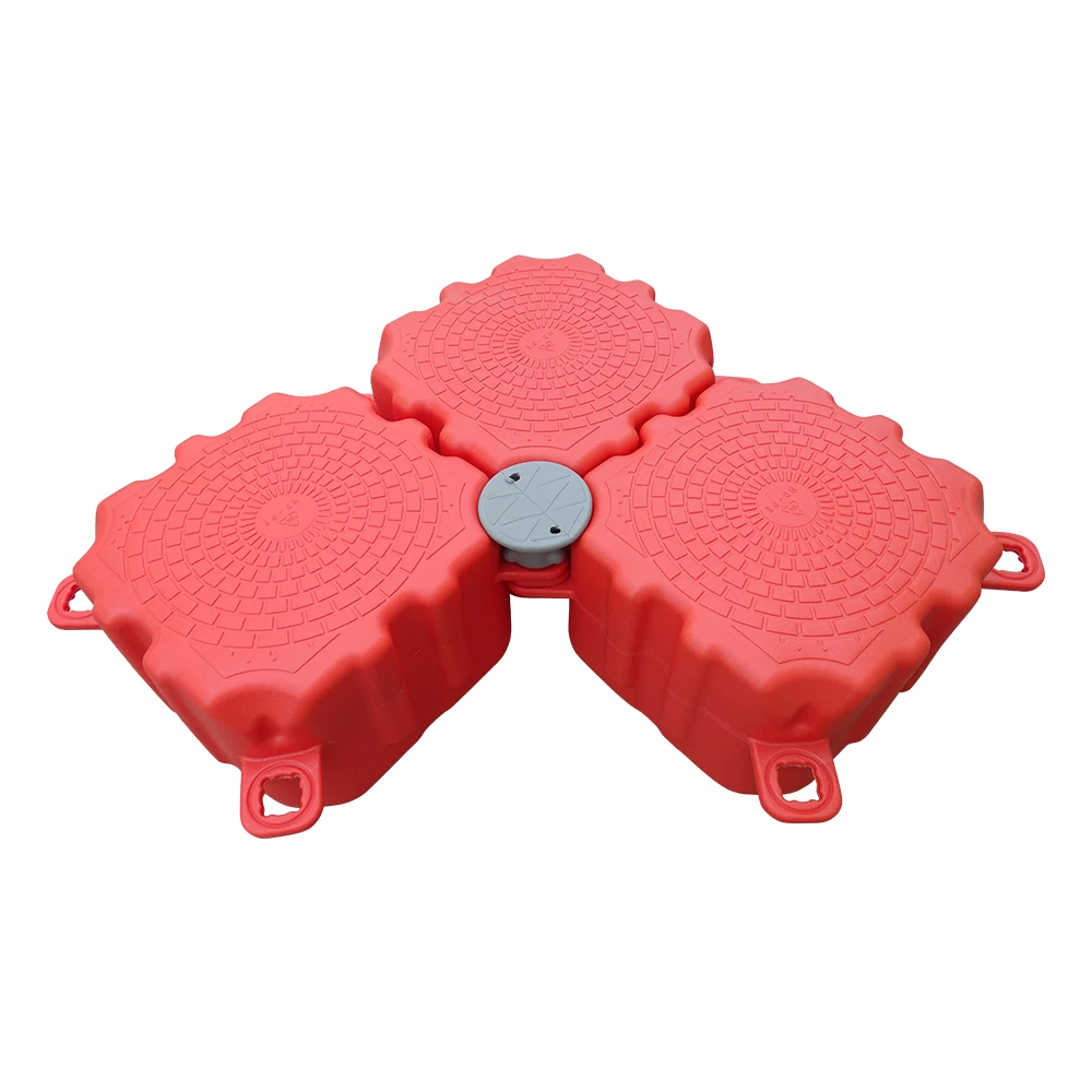 Cheap Price Water Boat HDPE Modular Plastic Floating Dock Cubes Pontoon Bridge Inflatable Amusement Platform Jet Ski Dock
