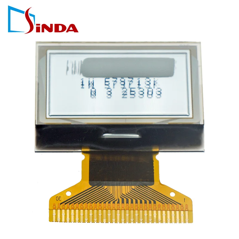 0.96 oled white 12864 p0.5 0.5mm FPC micro oled display